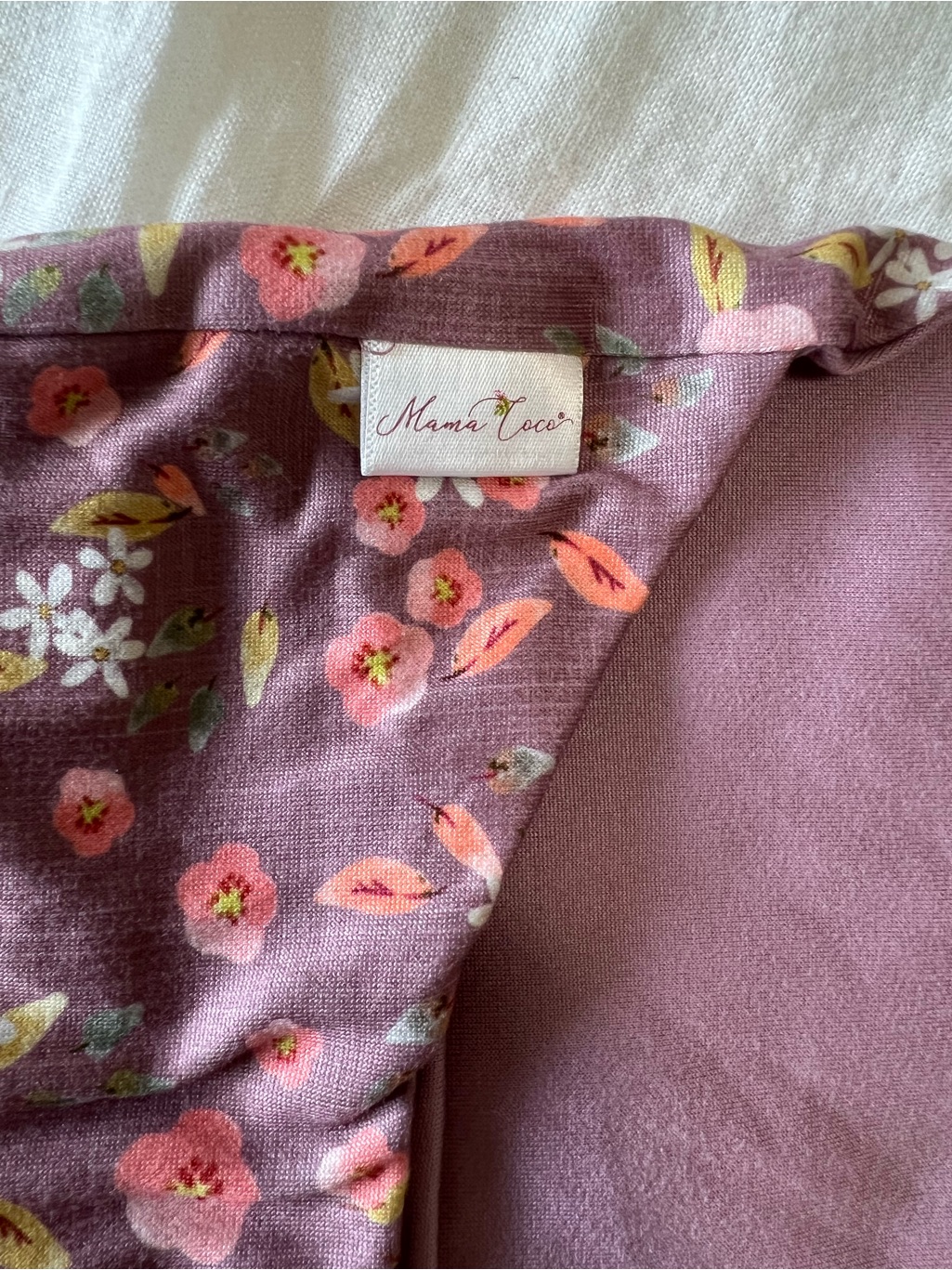 Mama Coco Swaddle - Floral Purple — image 2 of 5